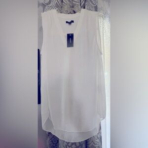 Alfani Women's White Sleeveless Top